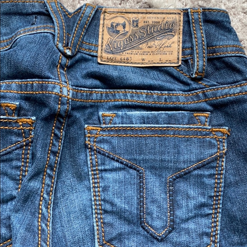 Vigoss studio jeans with slight bootcut leg